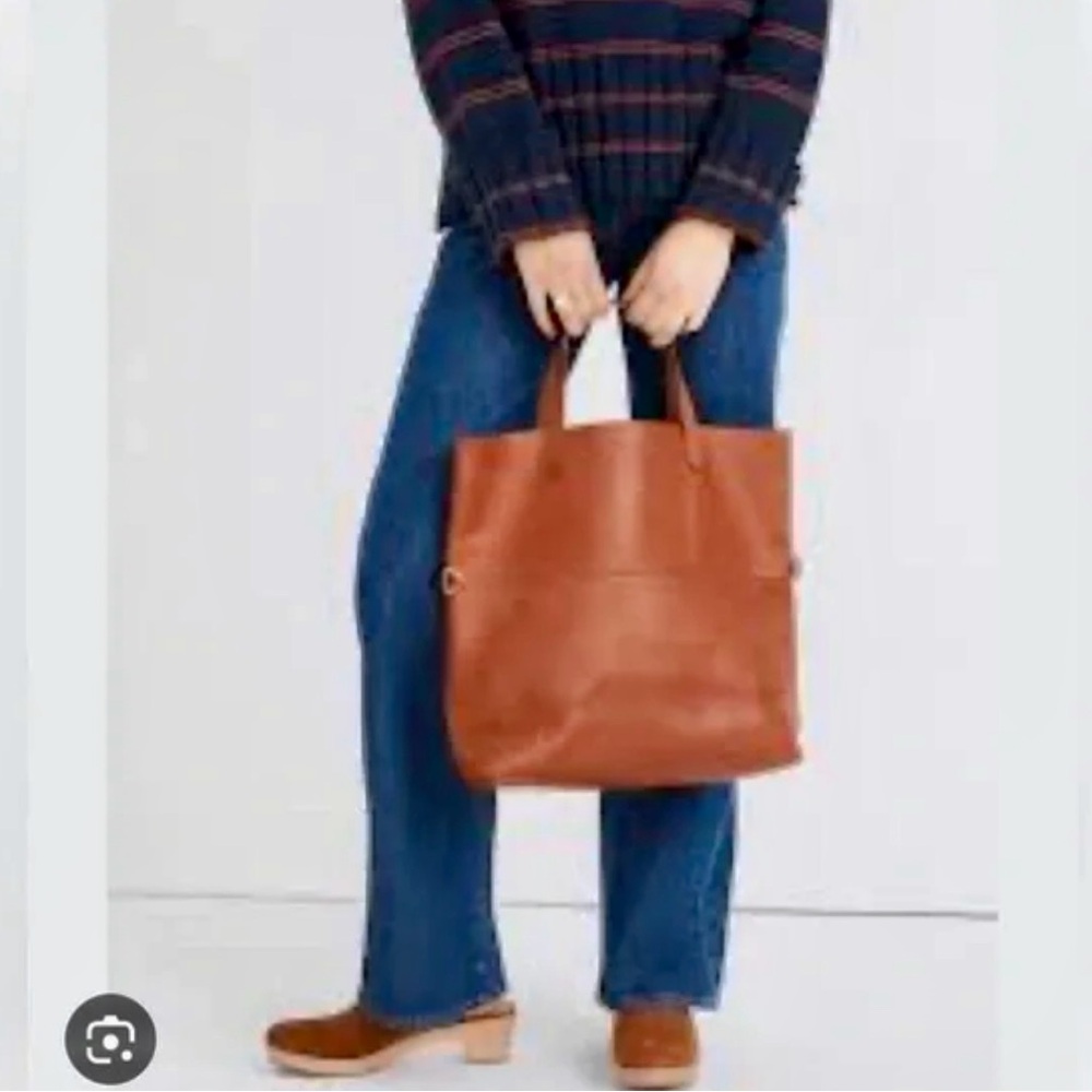 BNWT Madewell The Dylan Foldover Transport Tote - Picture 3 of 15